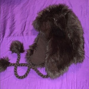 American Eagle Outfitters Furry cap.
